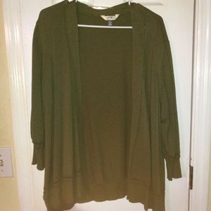 Womens green cotton jacket